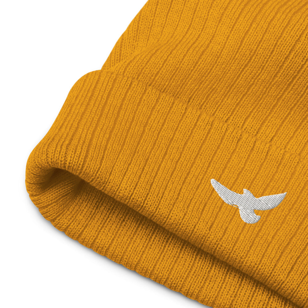 Hawk Couture Recycled Cuffed Beanie Hat