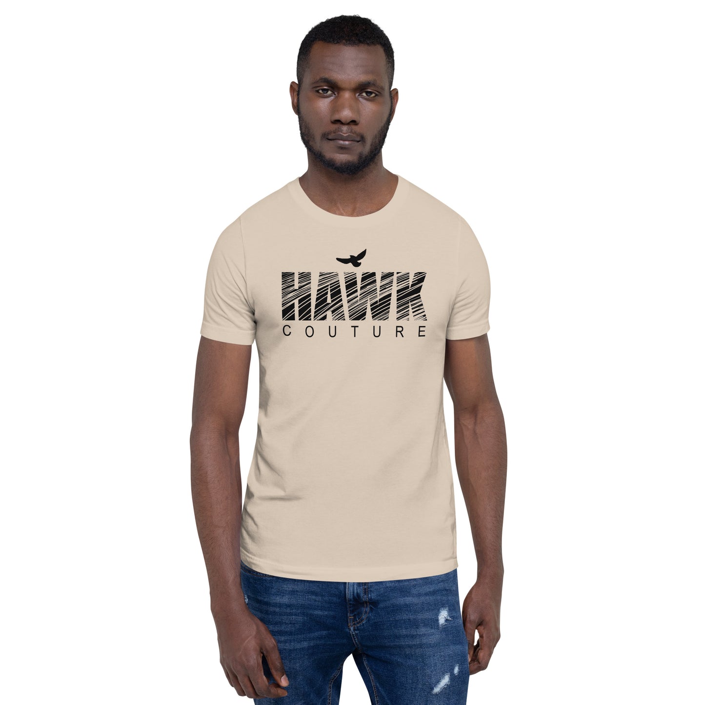 Hawk Couture Bold Type Tee - Black Font
