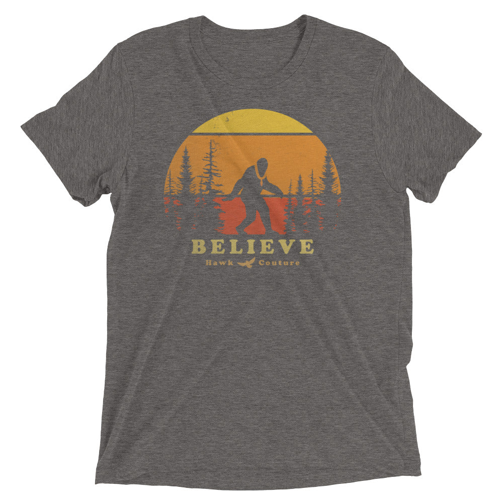 'Believe' Bigfoot Triblend Tee [4 colors]